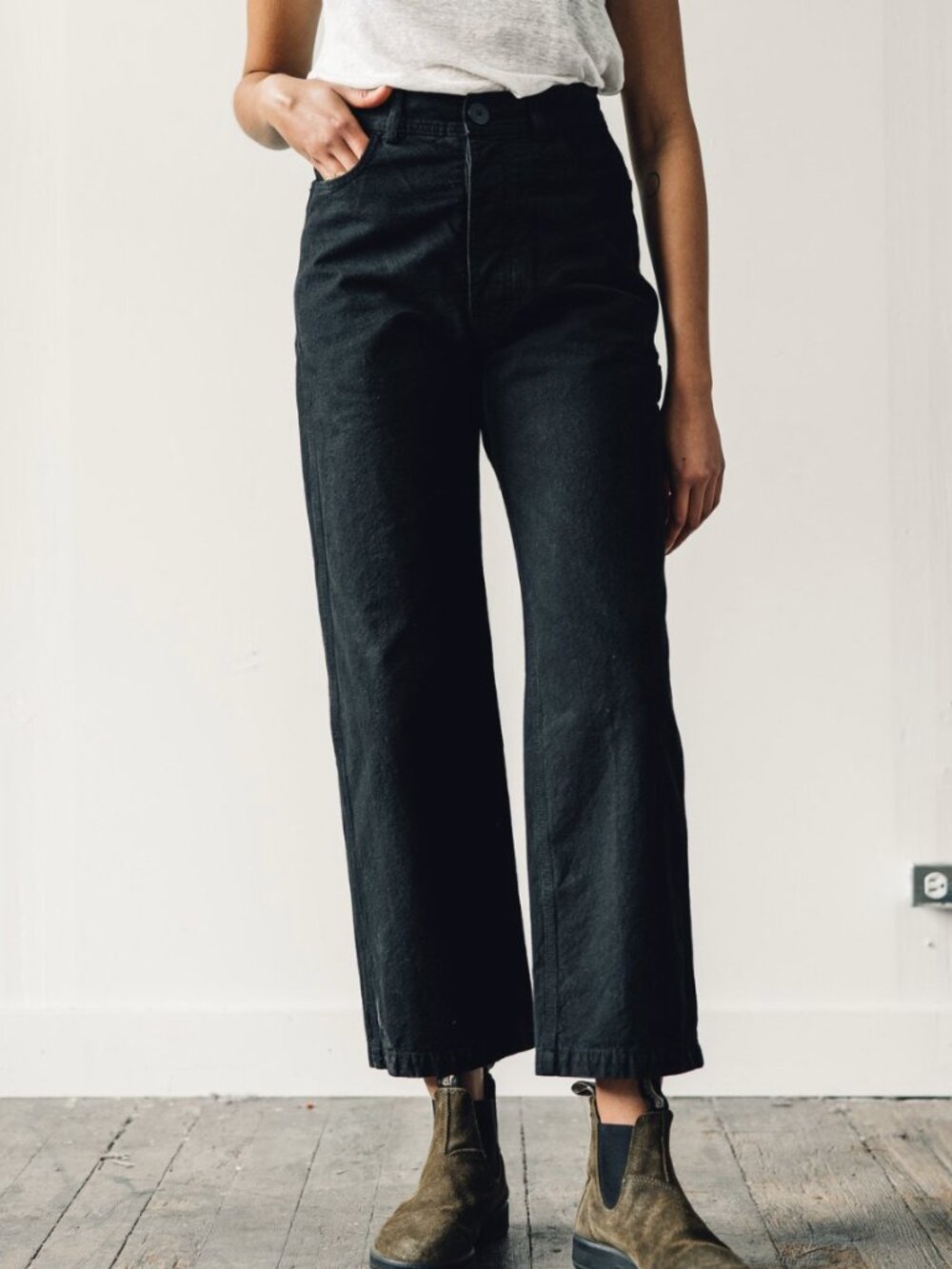 Jesse Kamm Handy Pants | Black | Size 14
